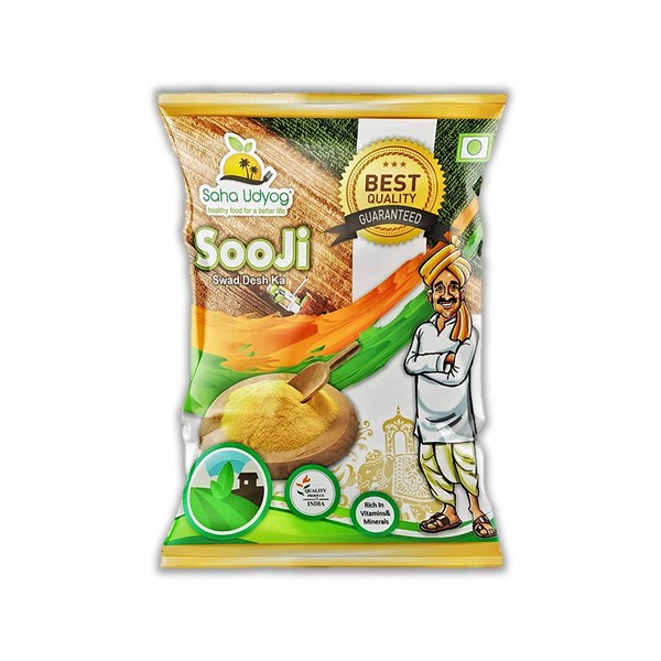 Saha Udyog Sooji 200 gram (Pack of 5)