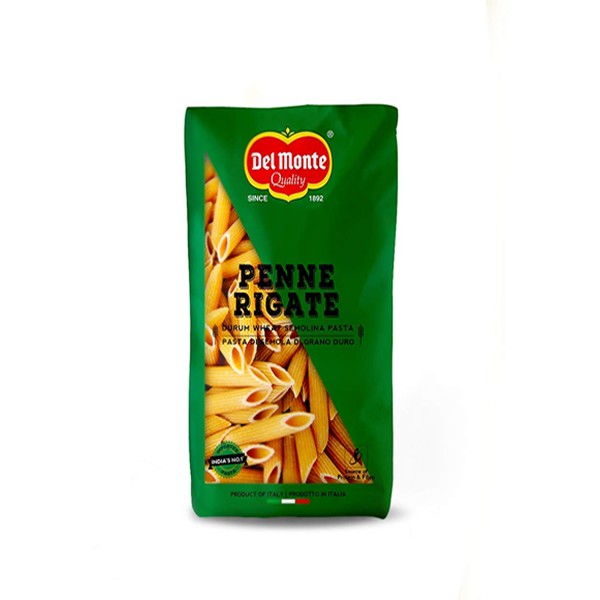 Del Monte Penne Rigate Pasta Durum Wheat (Imported), 500g