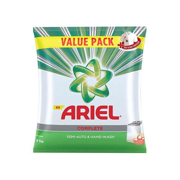 Ariel Complete Detergent Washing Powder- 4Kg Value Pack Brand: Ariel