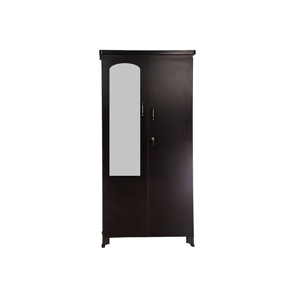 RAHMATH Furniture & Home Needs Wooden Almirah Cabinet Wardrobe with Mirror, Drawers & Double Doors