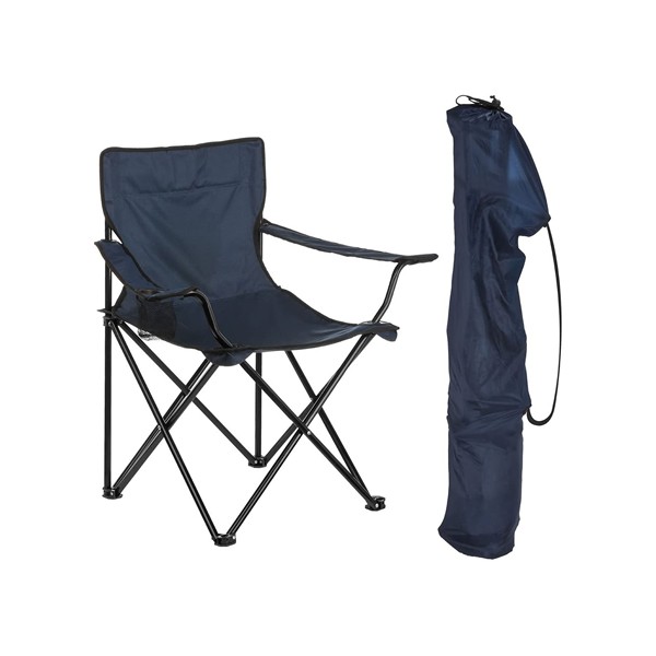DFLY Folding Chair - Oxford Fabric and Metal Pipe Made Portable Foldable Camping Chair with Cover for Fishing Beach Picnic Outdoor Chairs (Color May Vary)