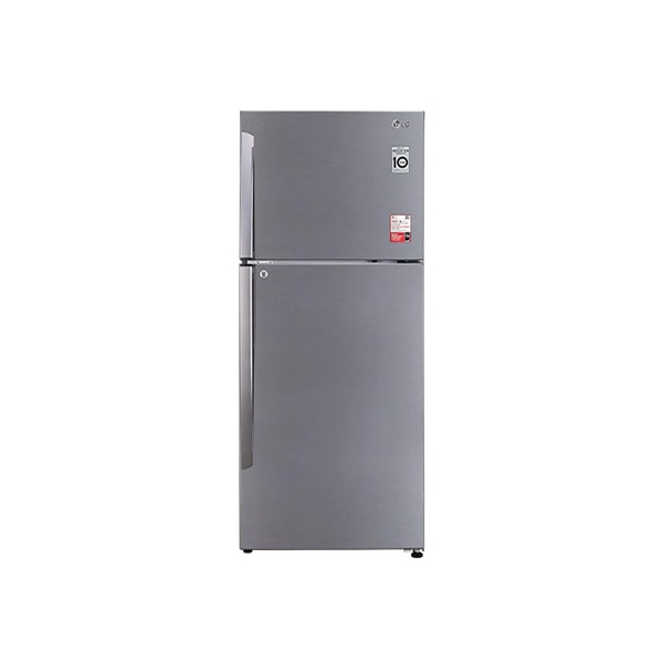 LG 437 L 2 Star Frost-Free Smart Inverter Double Door Refrigerator (GL-T432APZY, Shiny Steel, Convertible with Door Cooling+)