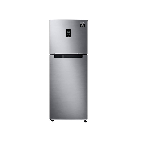 Samsung 336 L 3 Star Inverter Frost Free Double Door Refrigerator (RT37A4633S8/HL, Silver, Elegant Inox, Curd Maestro)