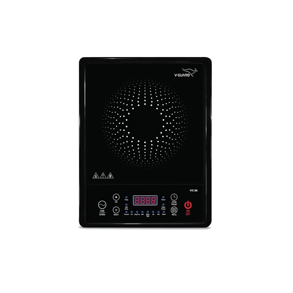 V-Guard VIC 06 1600 Watts Induction Cooktop (Black)